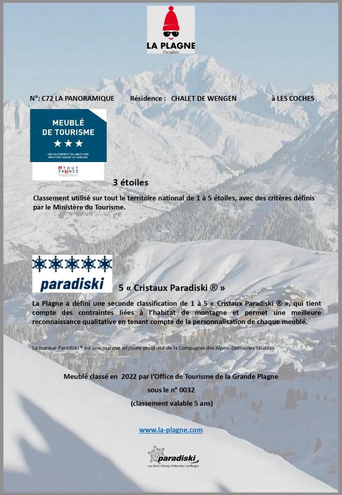 Les Chalets De Wengen - La Panoramique La Plagne Eksteriør billede